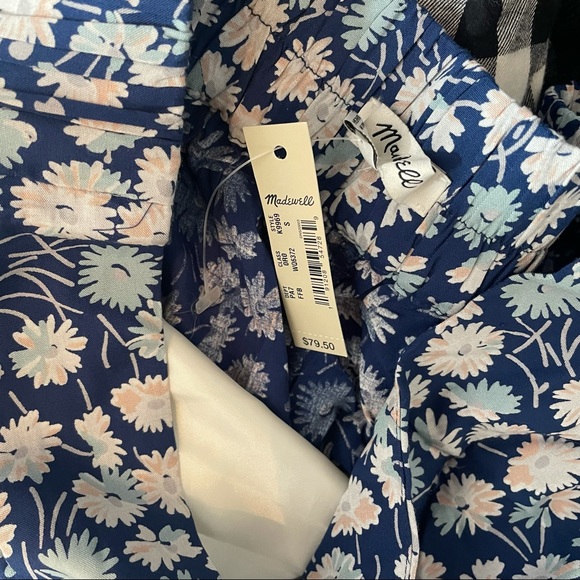 NWT Madewell Houston Floral wide leg crop pant - Picture 6 of 6